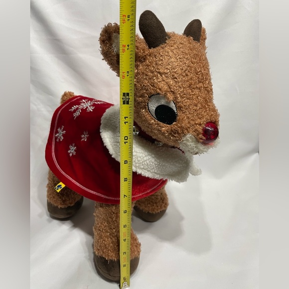 BAB Build A Bear Workshop Rudolf the Red-Nosed Reindeer great condition - Picture 6 of 11